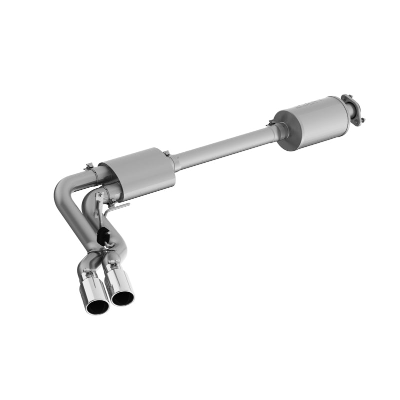 MBRP Ford F150 T409 Pre-Axle 4in OD Tips Dual Outlet 3in Cat Back Exhaust