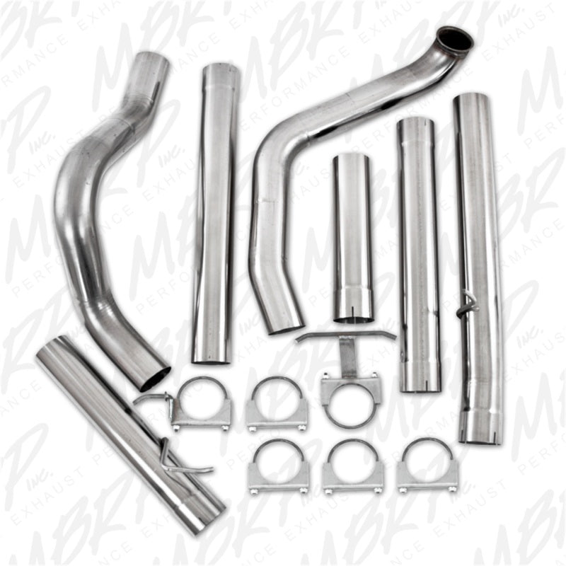 MBRP Ford F-250/350 7.3L 4in Turbo Back Single No Muffler T409 SLM Series Exhaust System