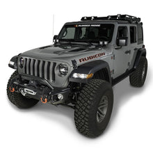 Load image into Gallery viewer, Rugged Ridge Arcus Front Bumper Tube Overrider Black Jeep Wrangler JL