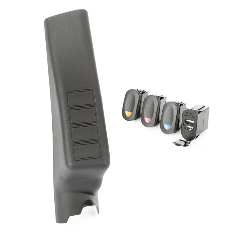 Rugged Ridge A-Pillar Pod Kit 3 Switch USB JK/JKU