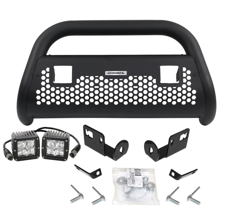 Go Rhino Toyota Tacoma RC2 LR 2 Lights Complete Kit w/Front Guard + Brkts