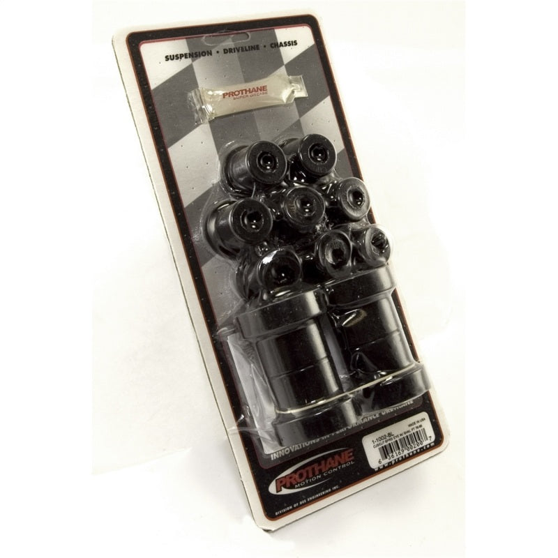 Rugged Ridge Front Leaf Spring Bushing Kit Black Jeep CJ