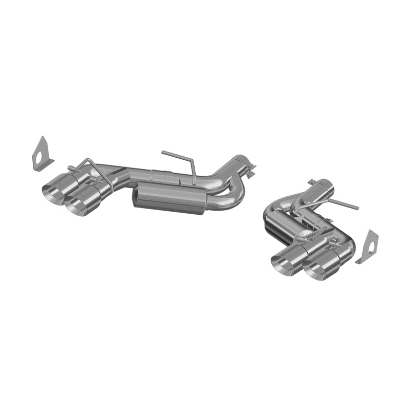 MBRP Chevy Camaro V8 6.2L 6spd 3in Alum Race Dual Axle Back w/ 4.5in Quad Dual Wall Tips