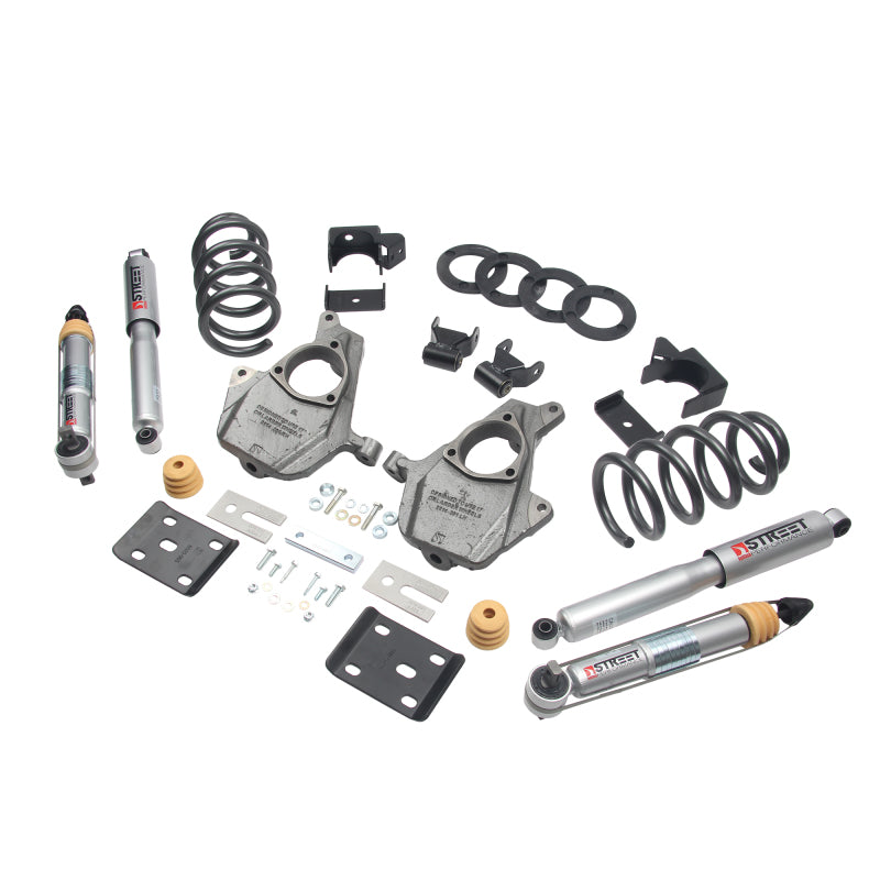 Belltech LOWERING KIT Chevy Silverado Crew Cab 2WD 3-4F / 7R