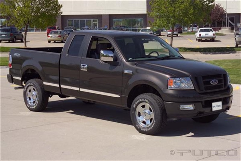 Putco Ford F-150 Super Cab 6ft Box (w/o Flares) - Billet Aluminum Body Side Molding