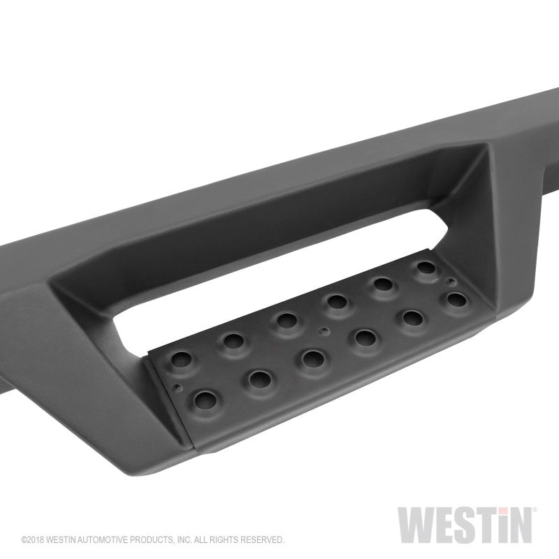 Westin 18+ Jeep Wrangler JL Unlimited 4DR HDX Drop Nerf Step Bars - Textured Black