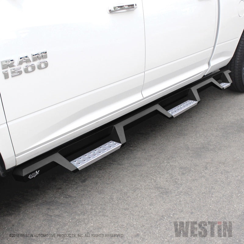 Westin 19+ 1500 Classic CC / 10-23 2500/3500 CC 6.5ft. HDX SS Drop W2W Nerf Step Bars - Tex. Blk