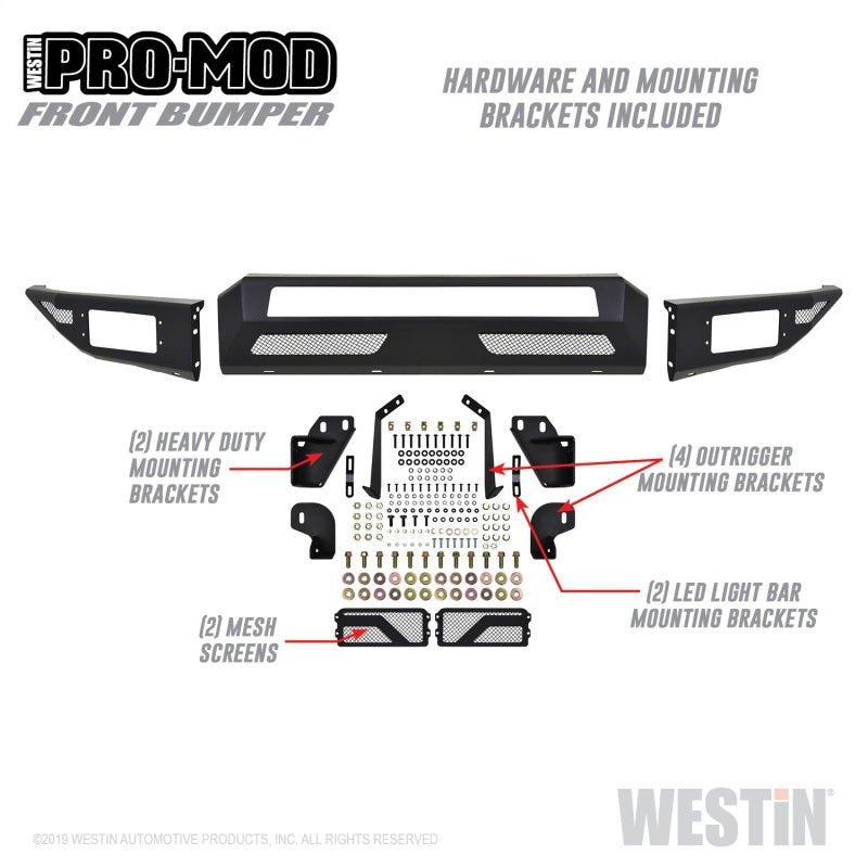 Westin 17+ Ford F-250/350 Pro-Mod Front Bumper