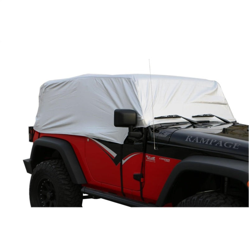 Rampage Jeep Wrangler(JK) Cab Cover Multiguard - Silver