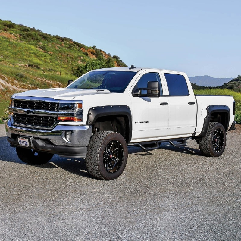 Westin 14+ Chevrolet Silverado / GMC Sierra Crew Cab Outlaw Nerf Step Bars (Excl. Diesel)