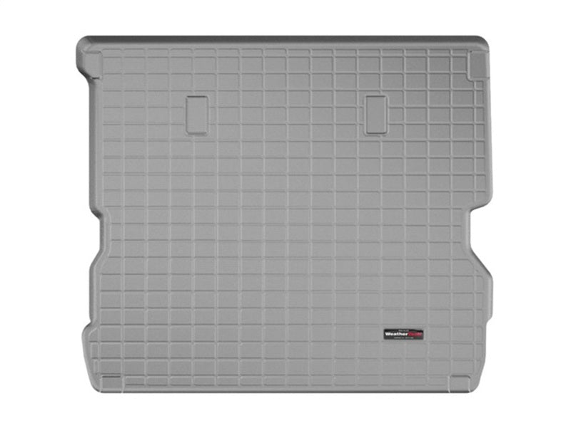 WeatherTech 2017+ Land Rover Discovery Cargo Liners - Grey (w/ 4 Zone Climate Control)