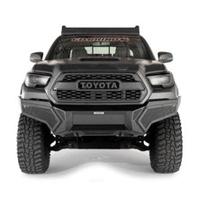 Load image into Gallery viewer, Go Rhino Tacoma Element Front Bumper w/ Power Actuated Hide-away Light Bar Mount Tex Black