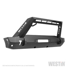 Load image into Gallery viewer, Westin 18+ Jeep Wrangler JL Stubby Front Bumper - Textured Black