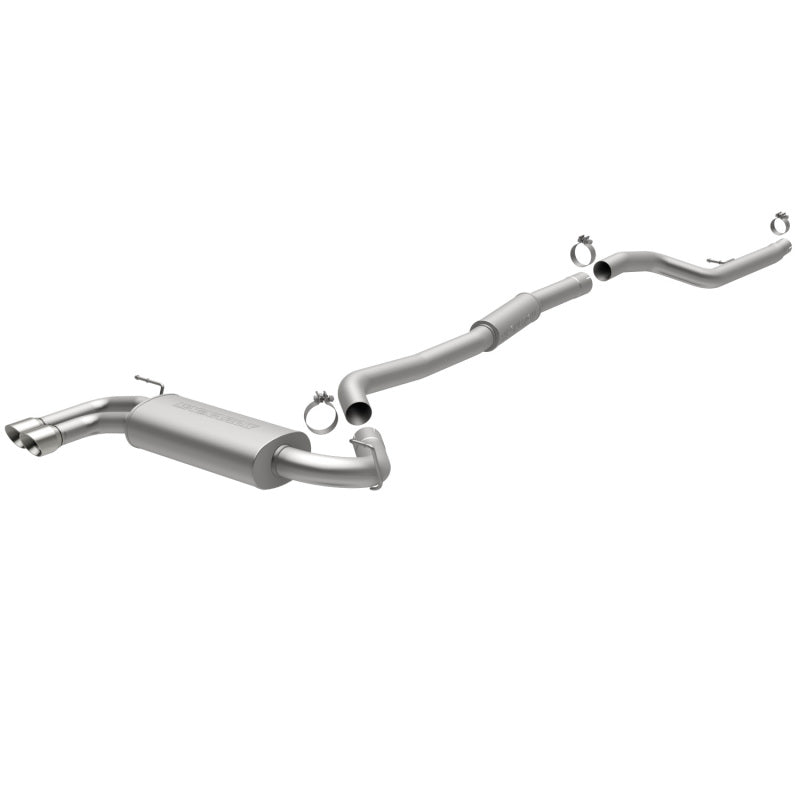 MagnaFlow 12 BMW 328i 2.0L N20b20 Dual Straight D/S Rear Exit Stainless Cat Back Performance Exhaust