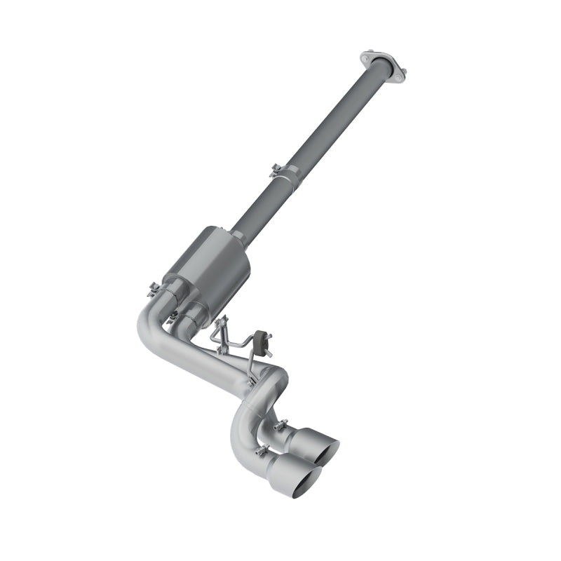 MBRP Ford F150 Pre-Axle 4.5in OD Tips Dual Outlet T409 3in Cat Back Exhaust