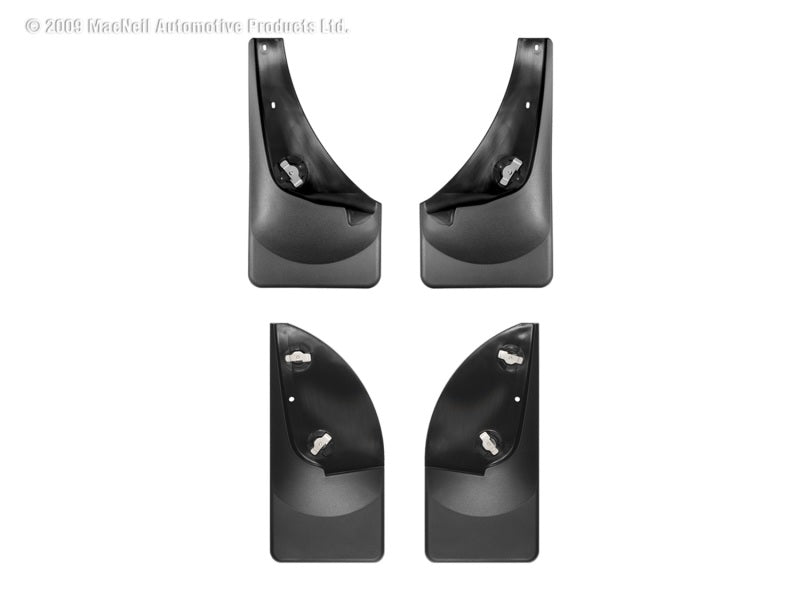 WeatherTech Ford F250/F350/F450/F550 No Drill Mudflaps - Black