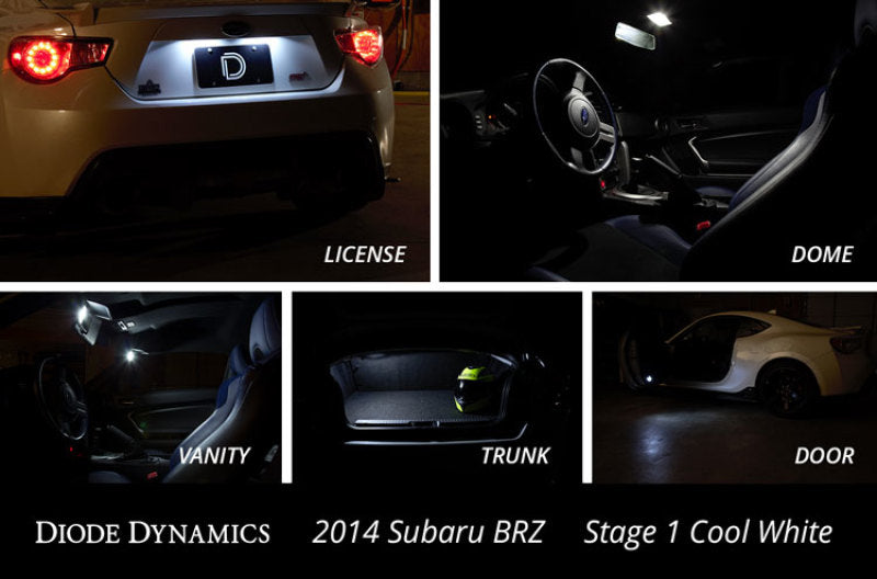 Diode Dynamics Subaru BRZ Interior Kit Stage 1 - Cool - White