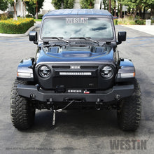 Load image into Gallery viewer, Westin 18+ Jeep Wrangler JL WJ2 Full Width Front Bumper - Textured Black