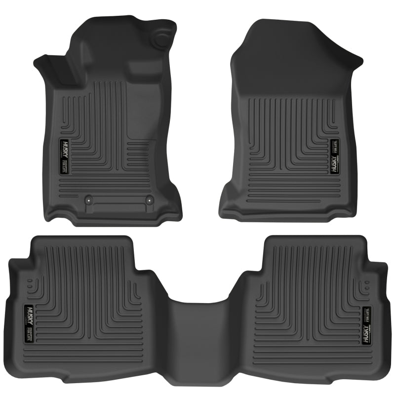 Husky Liners 2020 Subaru Legacy/Outback WeatherBeater Black Front & 2nd Seat Floor Liners