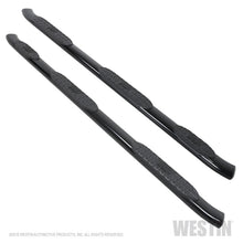 Load image into Gallery viewer, Westin Chevrolet Silverado Crew Cab w/ 6.5ft Bed PRO TRAXX 5 W2W Oval Nerf Step Bars - Black