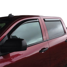 Load image into Gallery viewer, Westin 2014+ Chevy Silverado 1500 Crew Cab Wade In-Channel Wind Deflector 4pc - Smoke