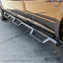 Load image into Gallery viewer, Westin/HDX 19-20 Ram 2500/3500 Crew Cab (8ft Bed) Drop Wheel to Wheel Nerf Step Bars - Txt Black
