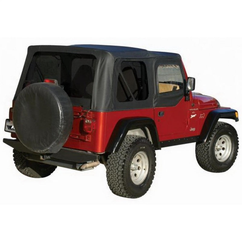Rampage Jeep Wrangler(TJ) OEM Replacement Top - Black Denim