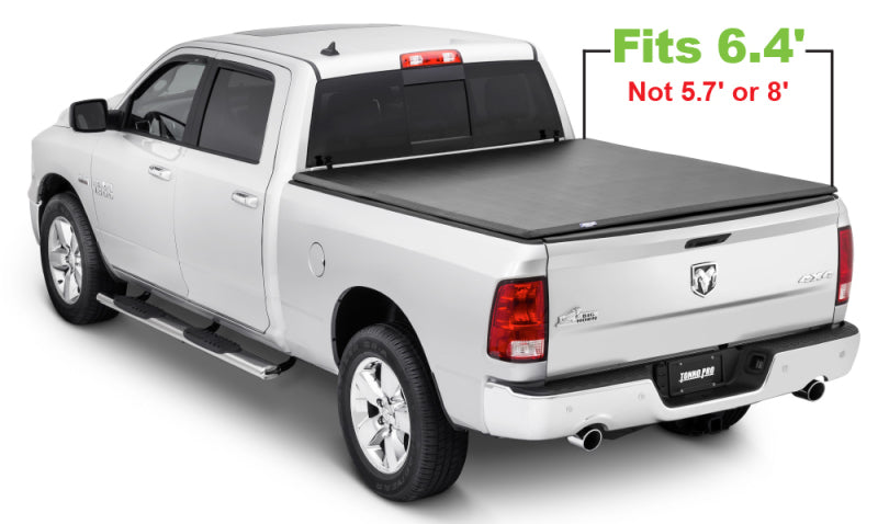 Tonno Pro 02+ Dodge RAM 1500 6.4ft Fleetside Tonno Fold Tri-Fold Tonneau Cover