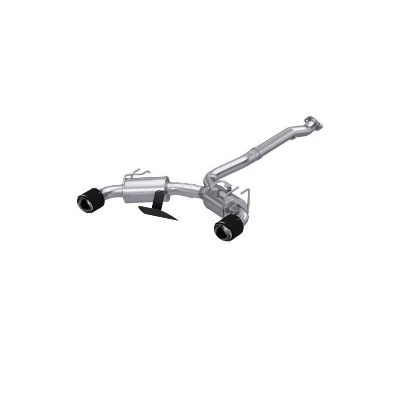 MBRP Toyota Corolla GR 1.6L T304 SS 3in Cat-Back Dual Split Rear w/ Carbon Fiber Tips
