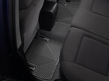 Load image into Gallery viewer, WeatherTech Toyota Tacoma Crew Cab Rear Rubber Mats - Black