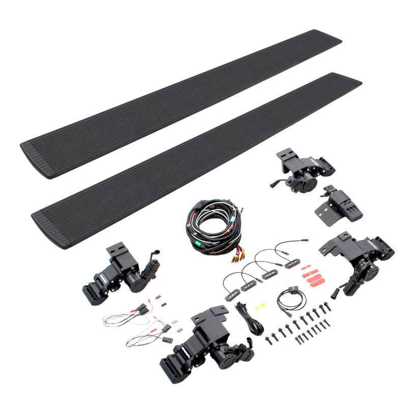 Go Rhino Ram 2500/3500 CC 4dr E-BOARD E1 Electric Running Board Kit - Bedliner Coating