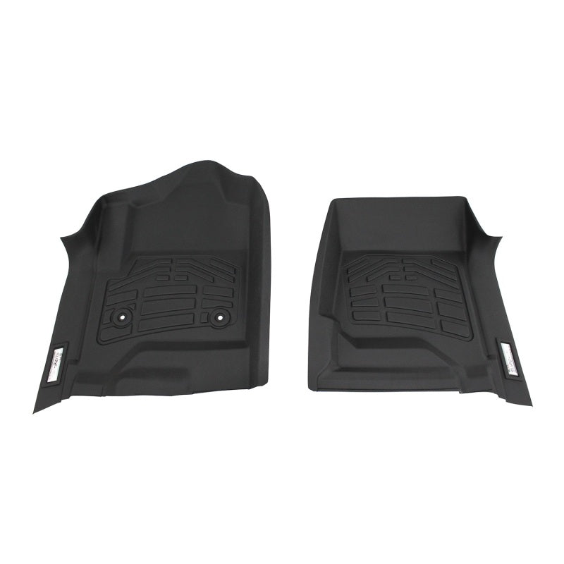 Westin 2014+ Chevy/GMC/Cadillac Silv/Sierra 1500 Wade Sure-Fit Floor Liners Front - Black
