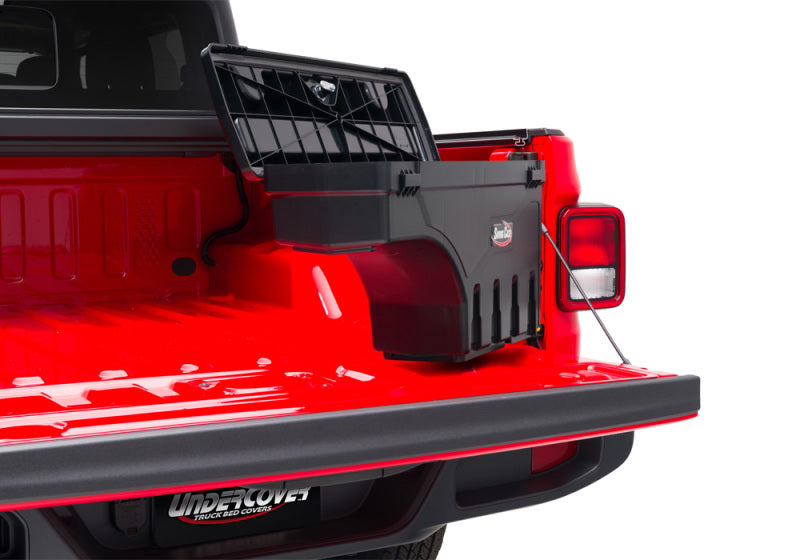 UnderCover Jeep Gladiator Passengers Side Swing Case - Black Smooth