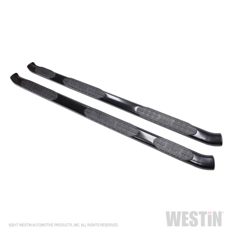 Westin Ford F-250/350 SuperCab (8ft Bed) PRO TRAXX 5 WTW Oval Nerf Step Bars - Black