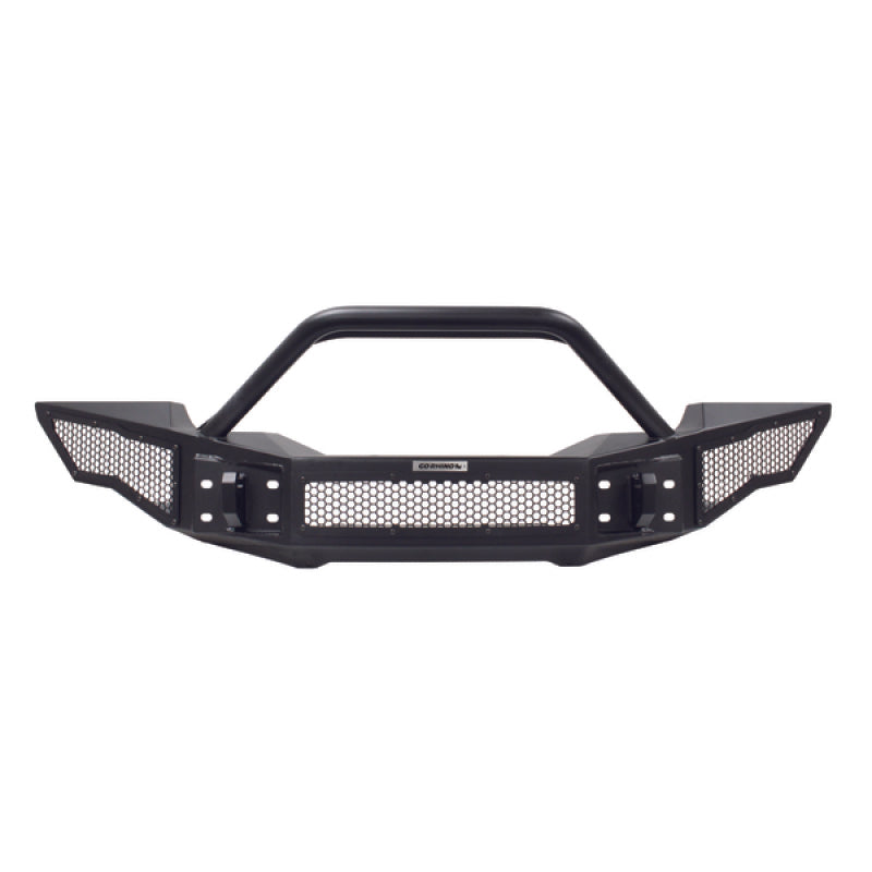 Go Rhino Jeep Wrangler JL/JLU/JK/JKU/Gladiator JT Rockline Full Width Bumper w/ Overrider