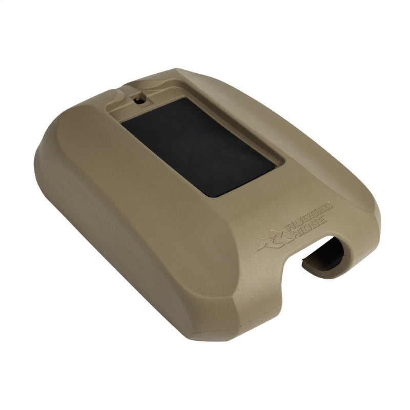 Rugged Ridge Center Console Cover w/Phone Holder Tan jeep Wrangler JK