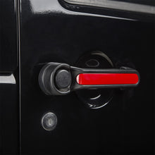 Load image into Gallery viewer, Rugged Ridge Door Handle Inserts Red Jeep Wrangler JK 4Door