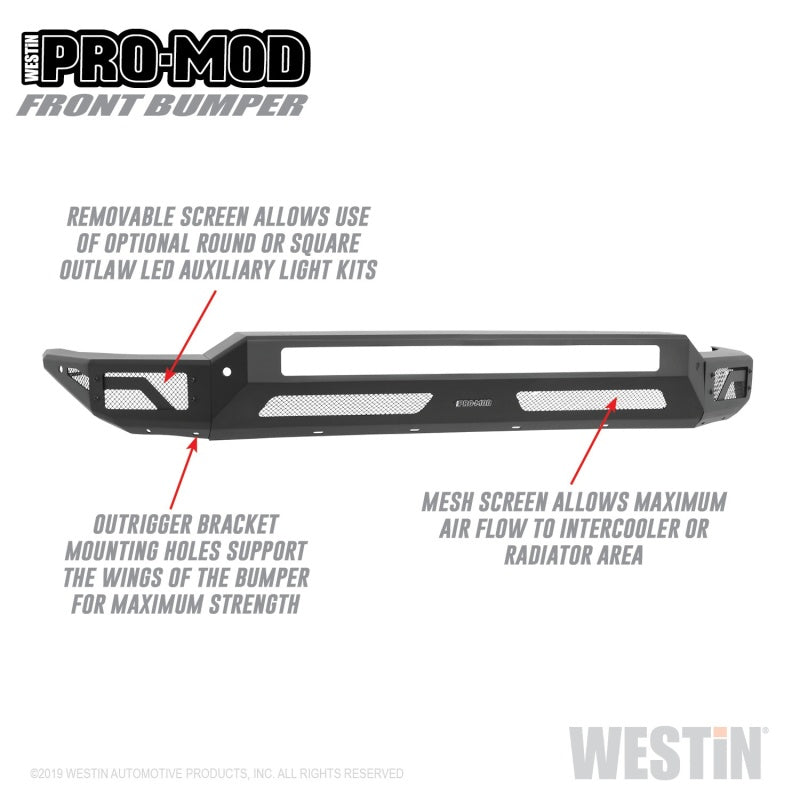 Westin Chevrolet Silverado 2500/3500 Pro-Mod Front Bumper