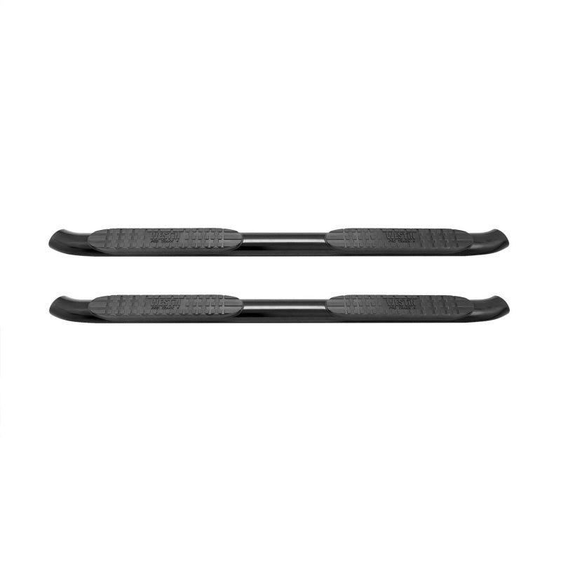 Westin Jeep Wrangler 2dr PRO TRAXX 4 Oval Nerf Step Bars - Black Wrinkle