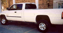 Load image into Gallery viewer, N-Fab Nerf Step 97-01 Dodge Ram 1500/2500/3500 Quad Cab 8ft Bed - Gloss Black - Bed Access - 3in