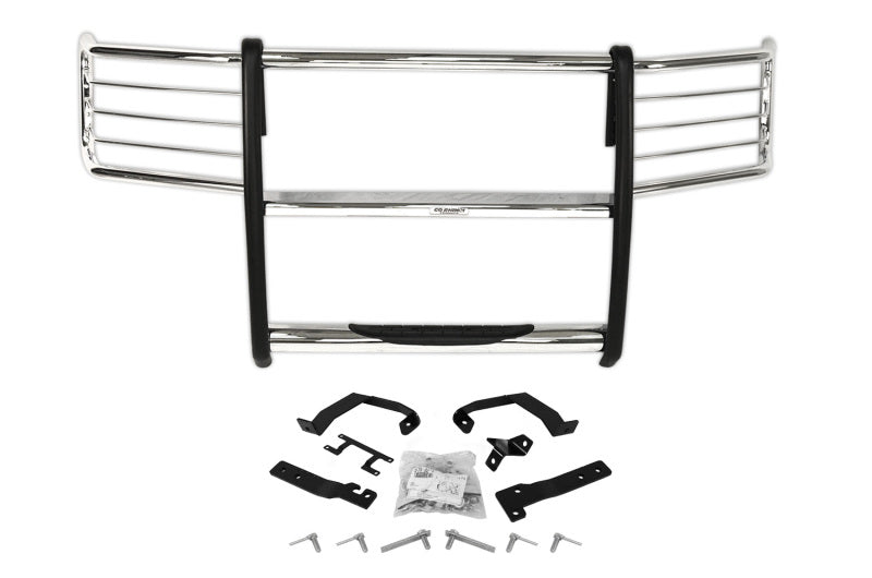 Go Rhino Ford F-150 (Excl. ACC Models) 3000 Series StepGuard Center Grille + Brsh Grd - Chrome