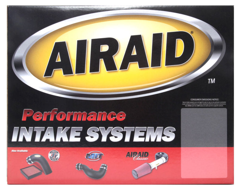 Airaid 2015+ Ford F-150 2.7L/3.5L EcoBoost Cold Air Intake System w/ Black Tube (Dry/Red)