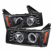 Load image into Gallery viewer, Spyder Chevy Colorado 04-12 Projector Headlights Halogen- LED Halo Blk PRO-YD-CCO04-HL-BK