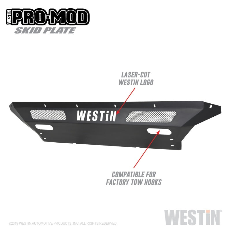 Westin Chevy Silverado 2500/3500 Pro-Mod Skid Plate - Textured Black