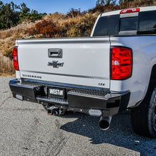 Load image into Gallery viewer, Westin 14+ Chevrolet Silverado HDX Bandit Rear Bumper - Black