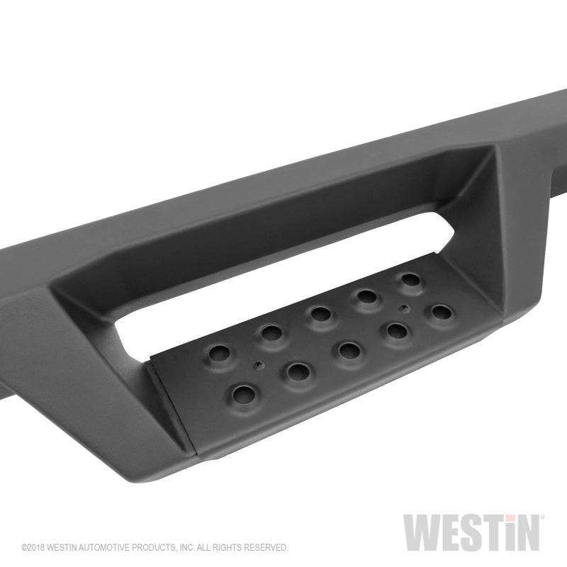 Westin 19+ Chevrolet Silverado / GMC Sierra 1500 Double Cab HDX Drop Nerf Step Bars - Textured Blk