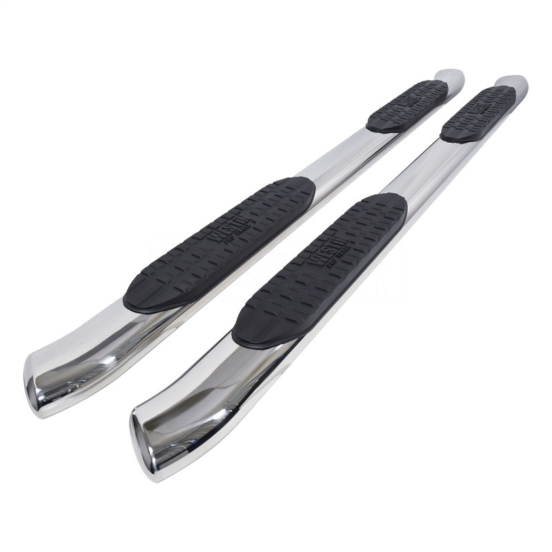 Westin 2005+ Toyota Tacoma Double Cab PRO TRAXX 5 Oval Nerf Step Bars - SS