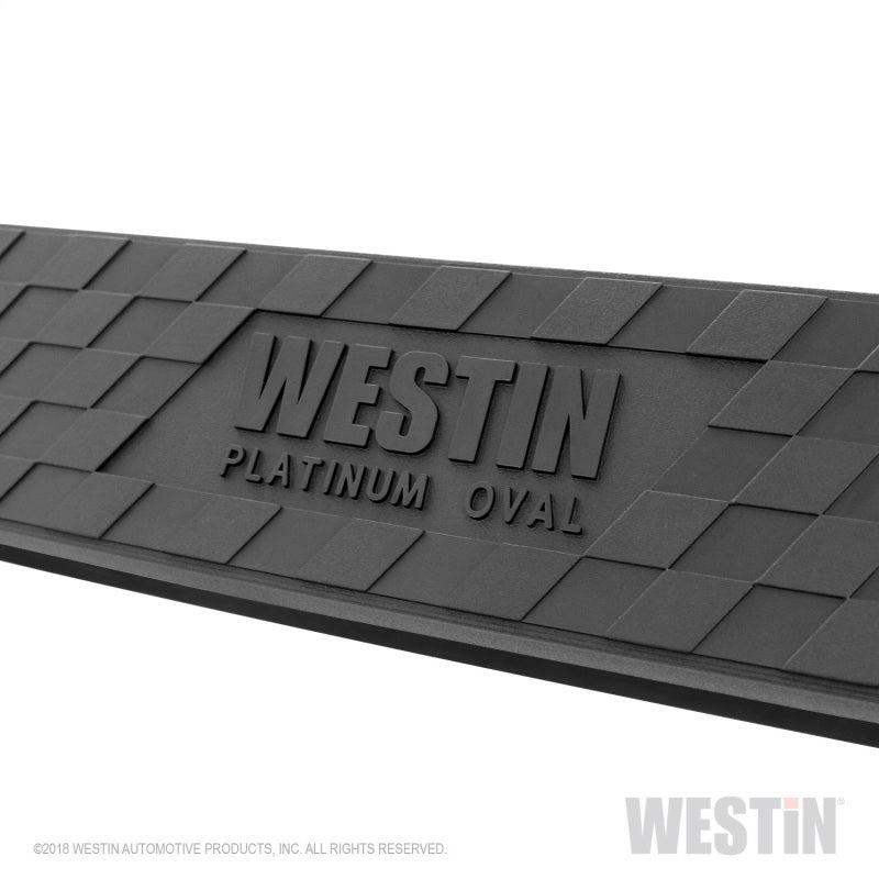 Westin 19+ Dodge Ram 1500 Crew Cab Platinum 4 Oval Nerf Step Bars - Black