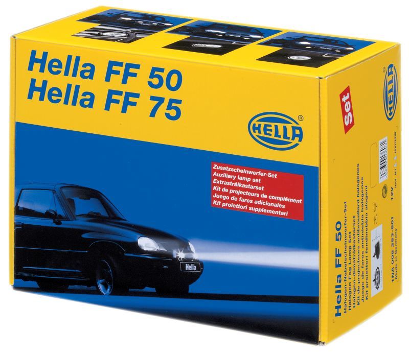 Hella FF75 Series H7 12V/55W Hallogen Fog Lamp Kit