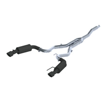 Load image into Gallery viewer, MBRP Ford Mustang EcoBoost 2.3L Black 3in Cat Back Dual Split Rear Exit (Street Version)